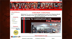 Desktop Screenshot of lowkeydeals.com